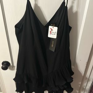 Black Spaghetti Strap women’s dress